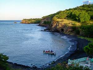 Bay on the West Coast of Guadeloupe